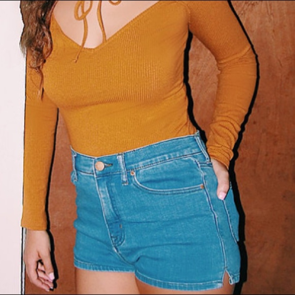 BDG Denim High Waisted Shorts: Size 27